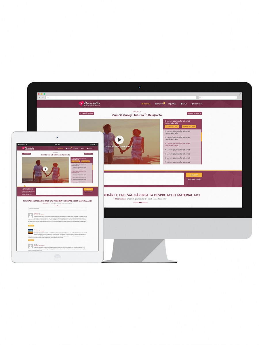 Curs Online Marea Iubire